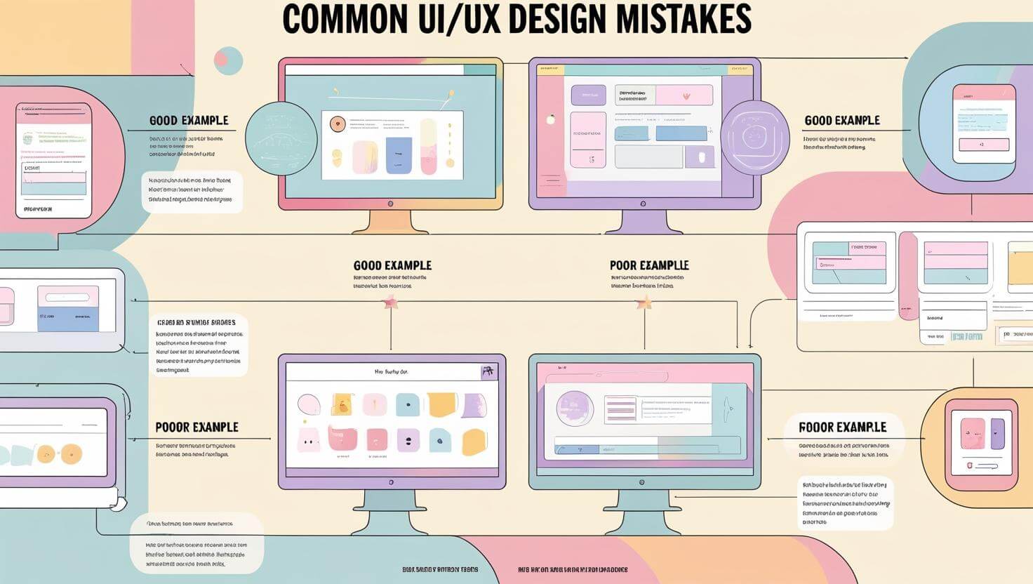 Thumbnail image for blog on UI/UX design mistakes to avoid in 2025